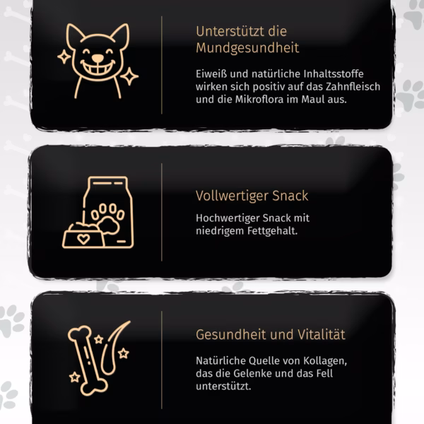 BONE APPETIT Rindfleischwürfel für Hunde, Hundefutter, Rind Kauwürfel, 300g - kleine Snack oder Leck