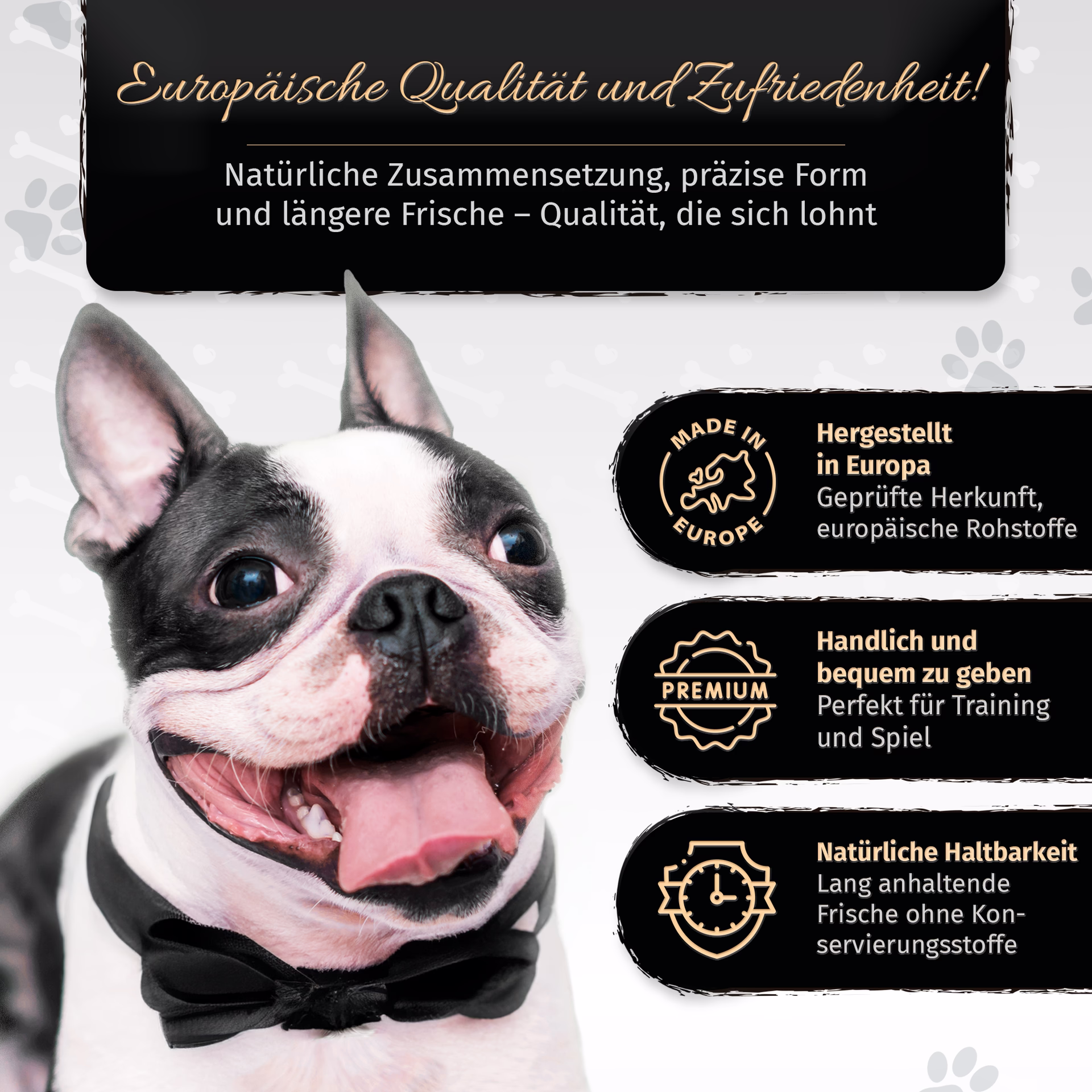 BONE APPETIT Rindfleischwürfel für Hunde, Hundefutter, Rind Kauwürfel, 300g - kleine Snack oder Leck BONE APPETIT Rindfleischwürfel für Hunde, Hundefutter, Rind Kauwürfel, 300g - kleine Snack oder Leck