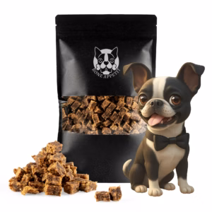 BONE APPETIT Wildschweinfleischwürfel für Hunde, Kausnack, Hundeleckerli, 300g - Ideal für Training