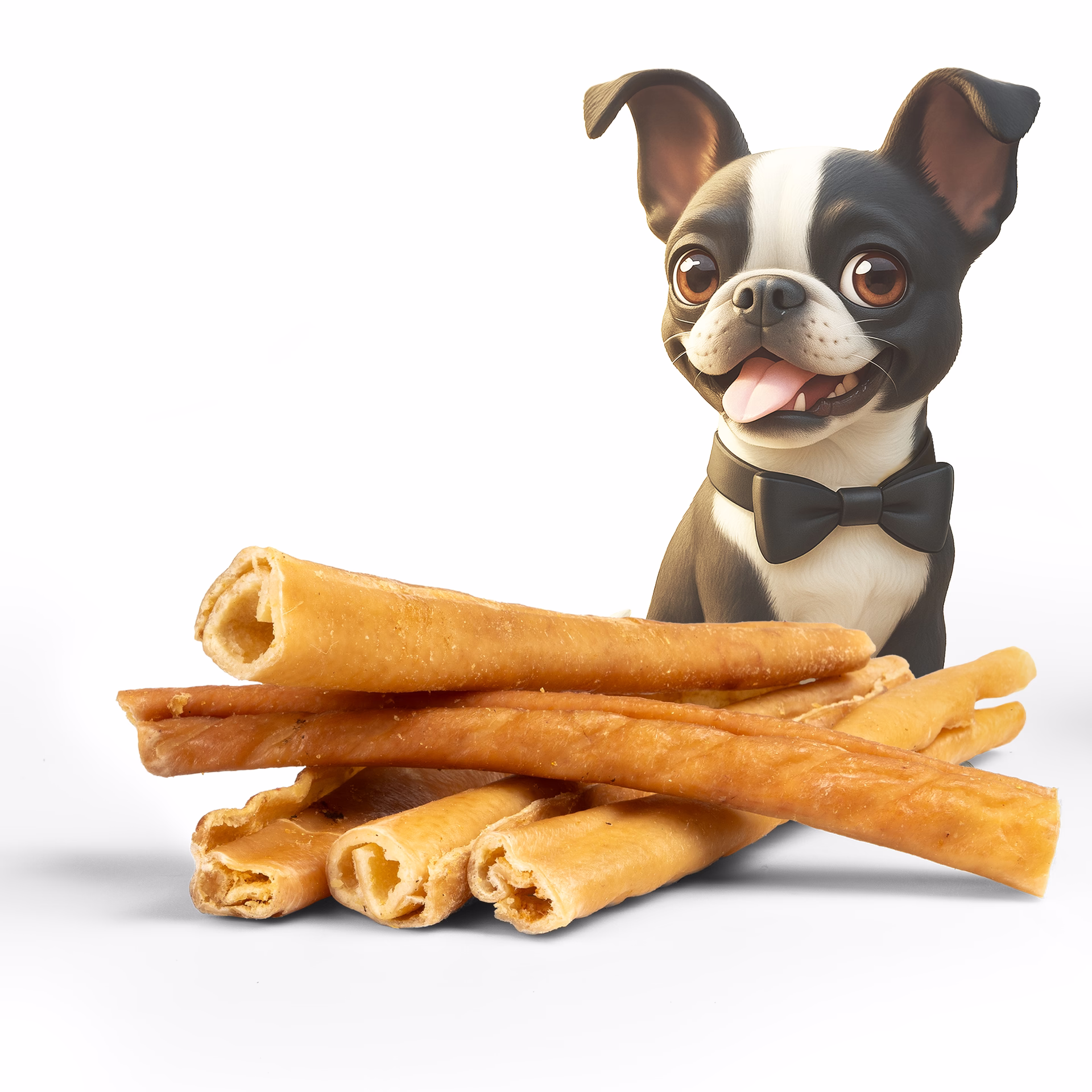 BONE APPETIT Schweinerollen für Hunde (circa 25cm) - Naturkau Snack oder Leckerli für Zwischendurch, BONE APPETIT Schweinerollen für Hunde (circa 25cm) - Naturkau Snack oder Leckerli für Zwischendurch,