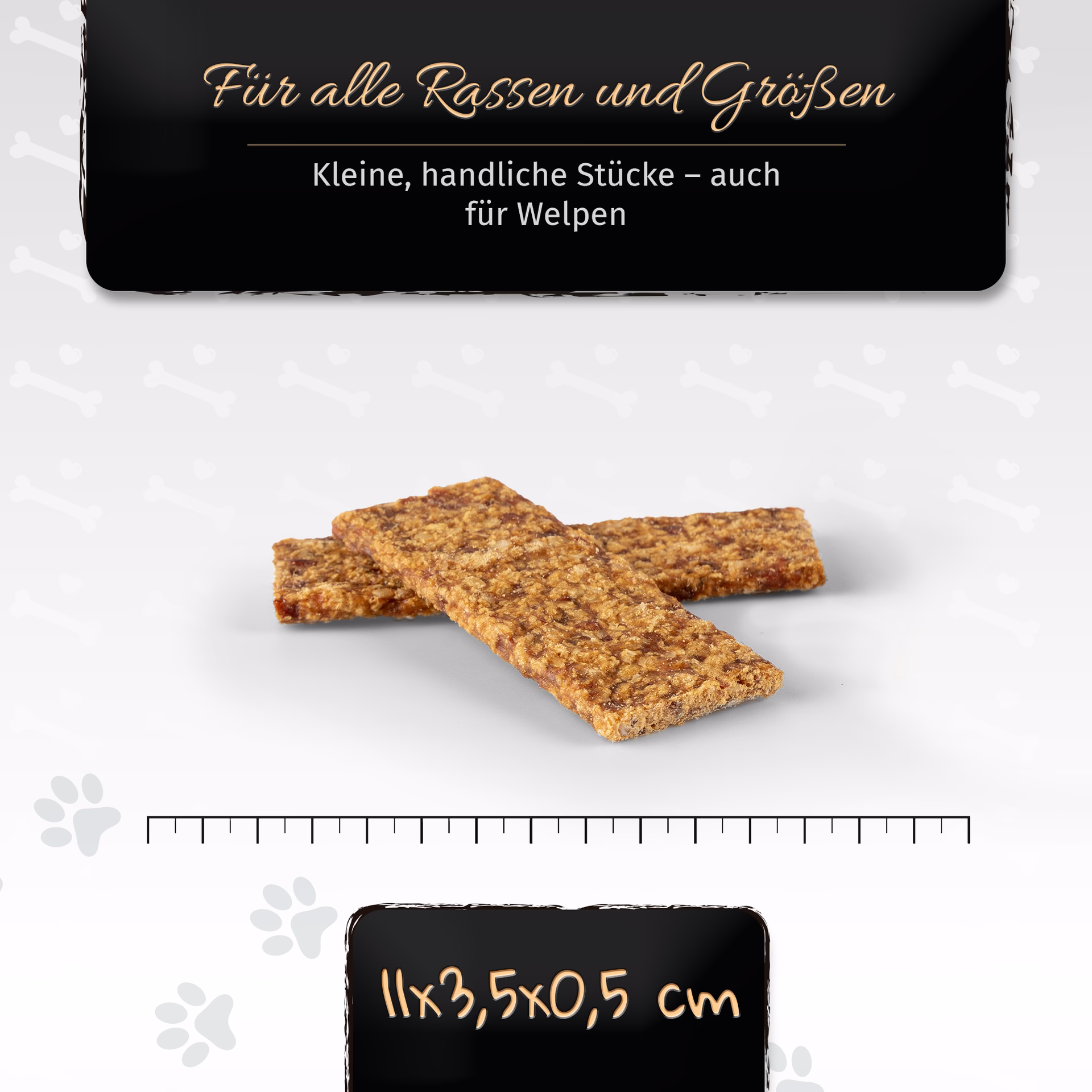 BONE APPETIT Hähnchenstreifen für Hunde, Trainingssnack, Hundeleckerli, 300g - Fettarmer und glutenf